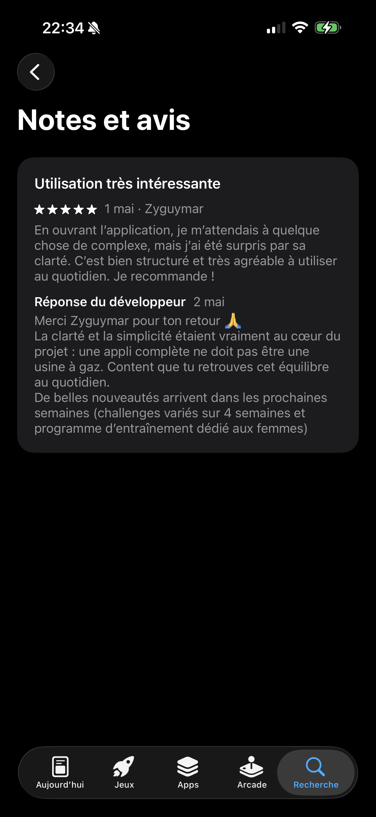 Avis utilisateur Reboot Plan